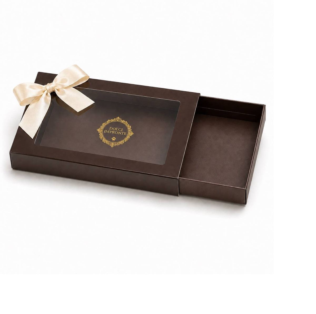 Geschenkbox mit 4 verzierten Hundekeksen - Dolci Impronte