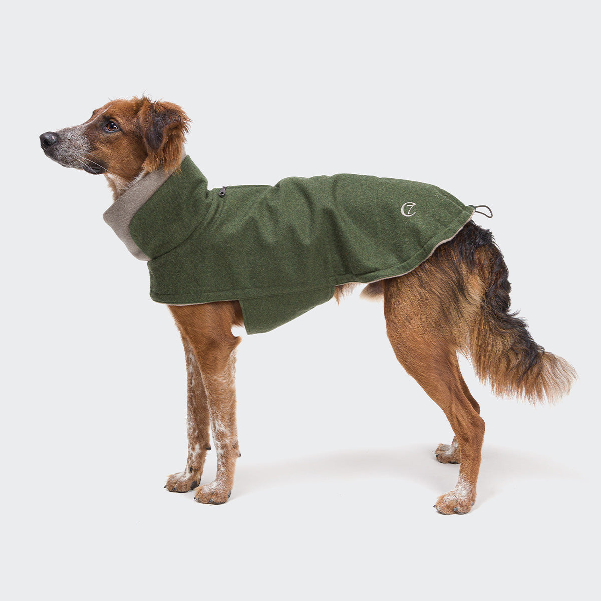 Mantel Brooklyn Flanell Fern Green