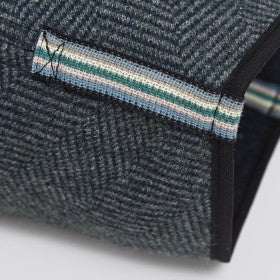 Dog Sweater Devon Herringbone Gray