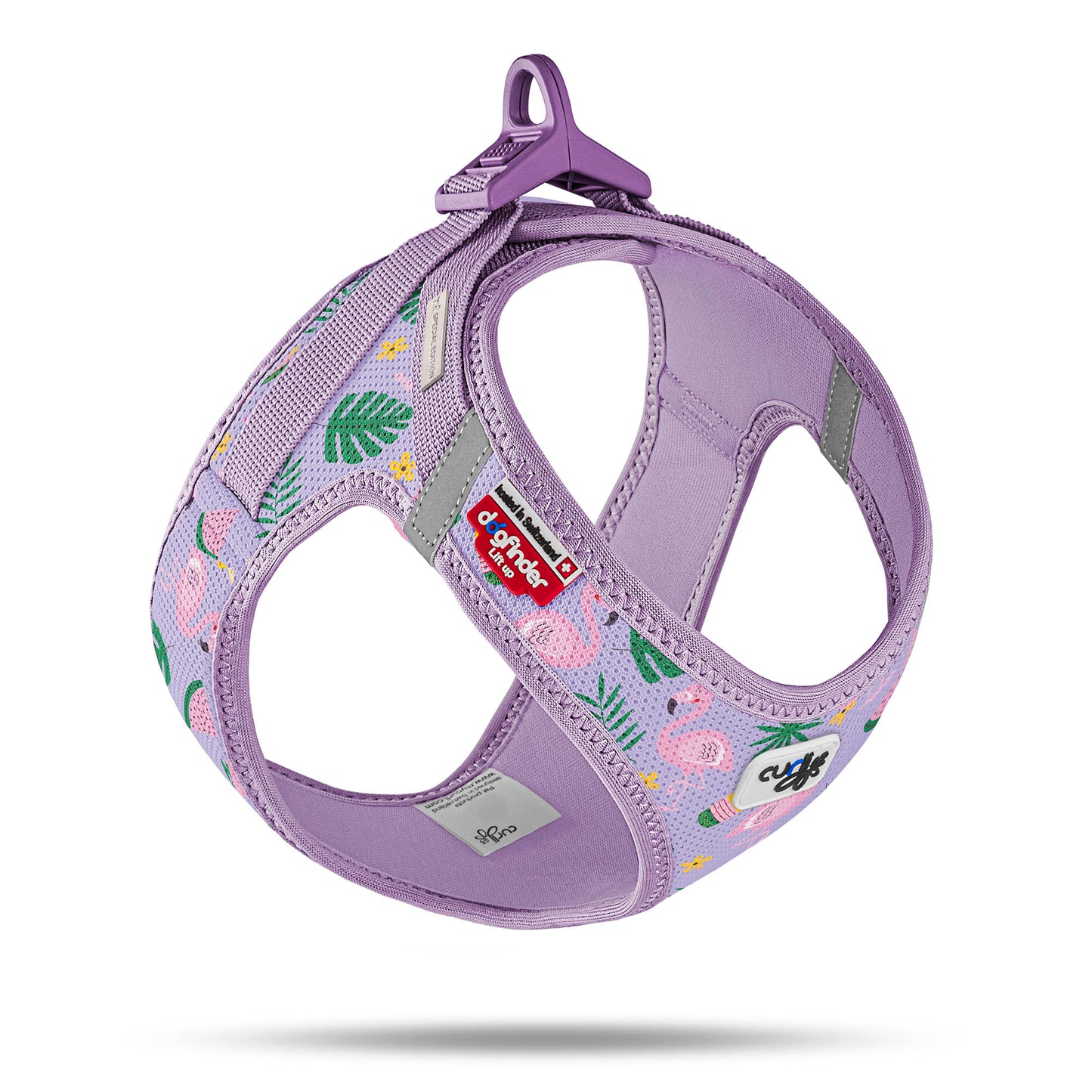 Vest Harness curli Clasp Air Mesh SE23 - Lavender Flamingo
