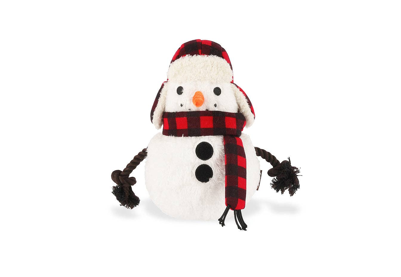 Hundespielzeug "Home for the Holidays" – Schneemann