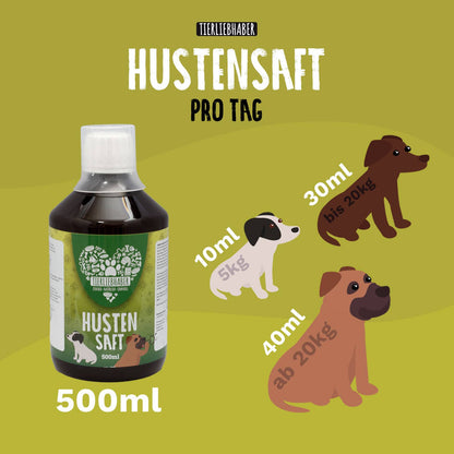 Hustensaft für Hunde - Ergänzungssaft für Hunde