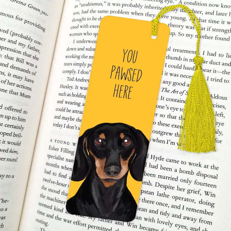 Dog Bookmark, Gifts for Book Lovers