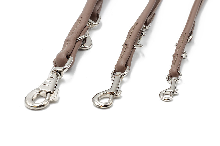 Leash round - taupe