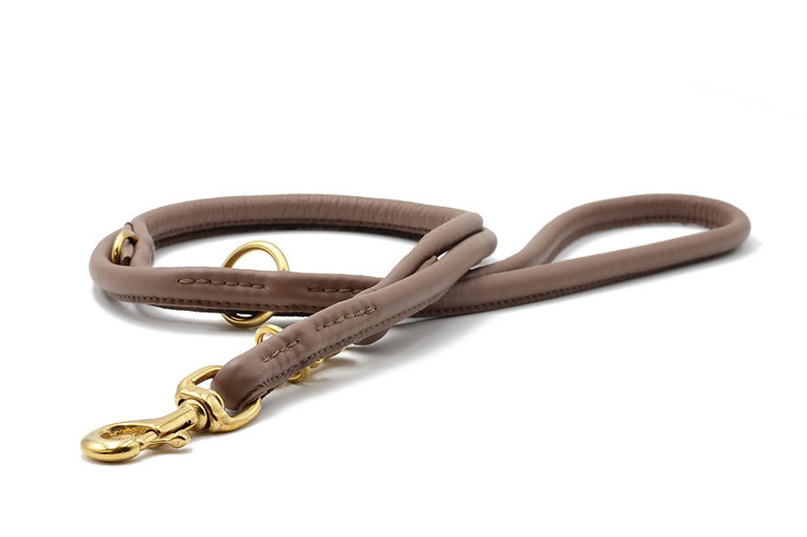 Leash round - taupe