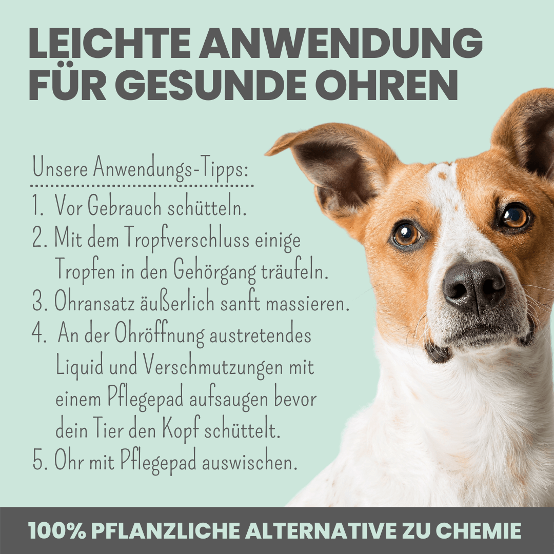 2-in-1 Ear Cleaning & Care for Dogs & Cats