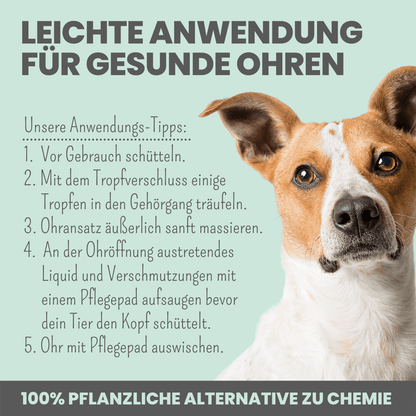 2-in-1 Ear Cleaning & Care for Dogs & Cats