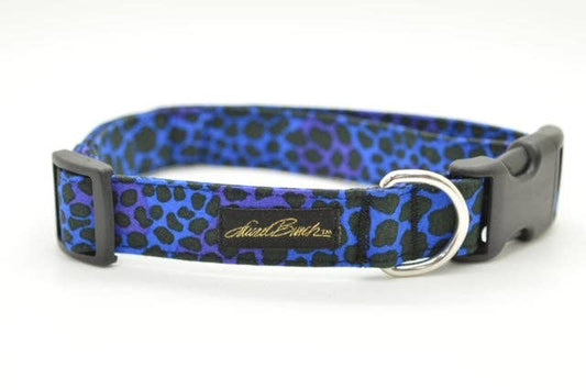 Halsband Laurel Burch Leopard Blue