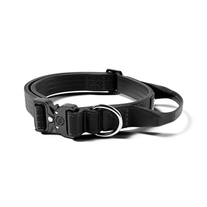 Combat® Halsband mit Griff 2.5cm - Schwarz