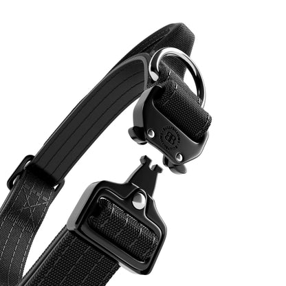 Combat® Halsband mit Griff 2.5cm - Schwarz