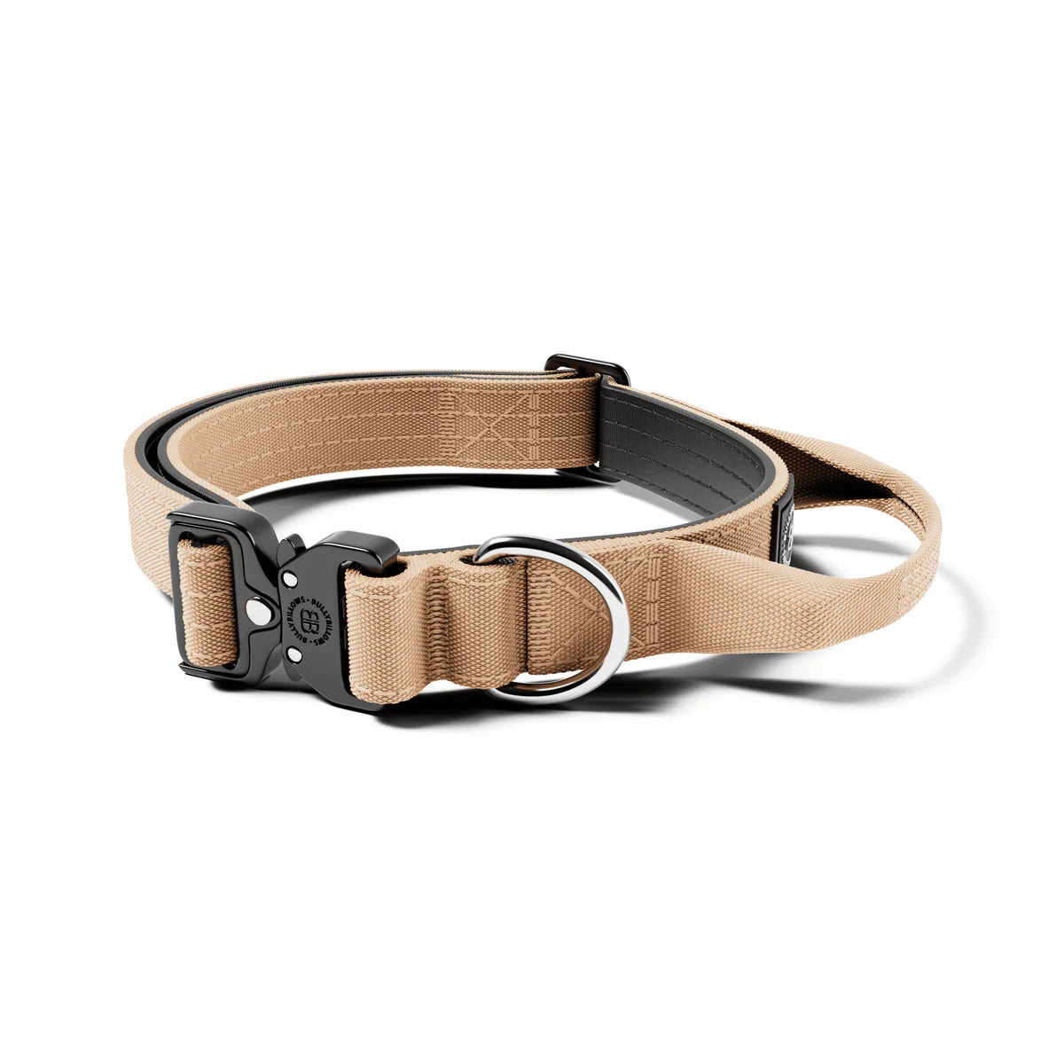 Combat® Halsband mit Griff 2.5cm - Tan