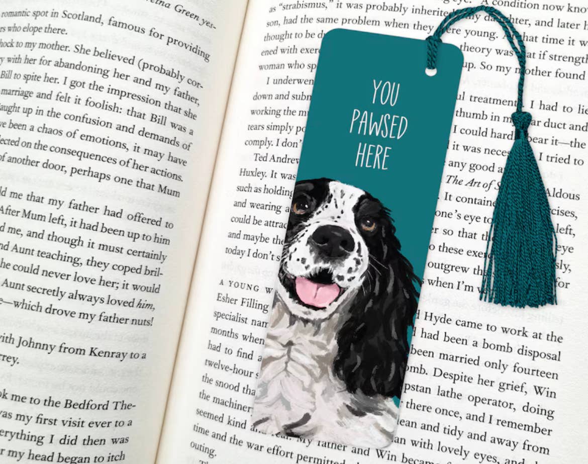 Dog Bookmark, Gifts for Book Lovers