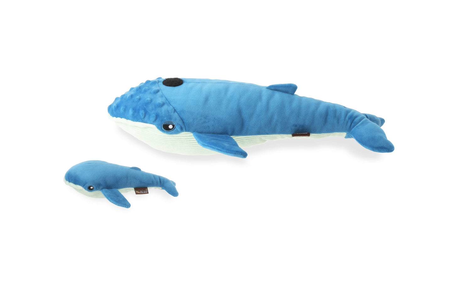 Big Blue & Baby Blue - Plüsch-Wale