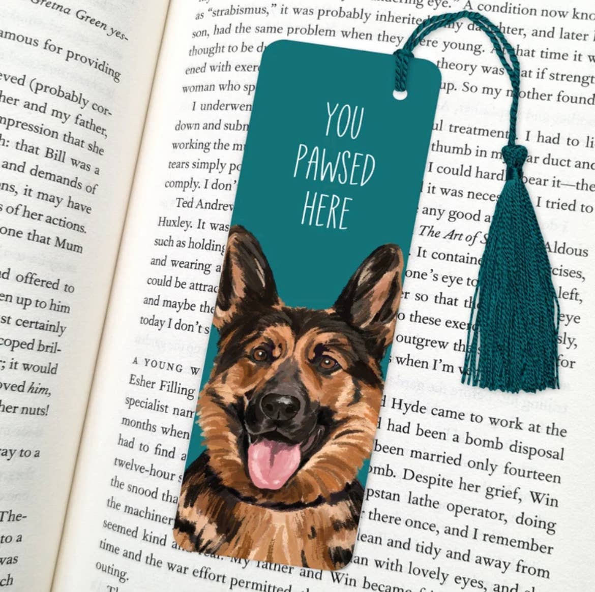 Dog Bookmark, Gifts for Book Lovers