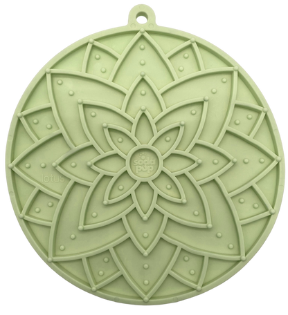 Leckmatte mit Saugnäpfen - Lotus