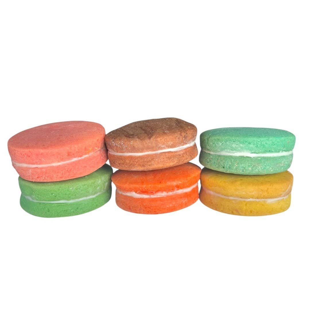 Macarons für Hunde - Dolci Impronte Schachtel mit 6 Macarons