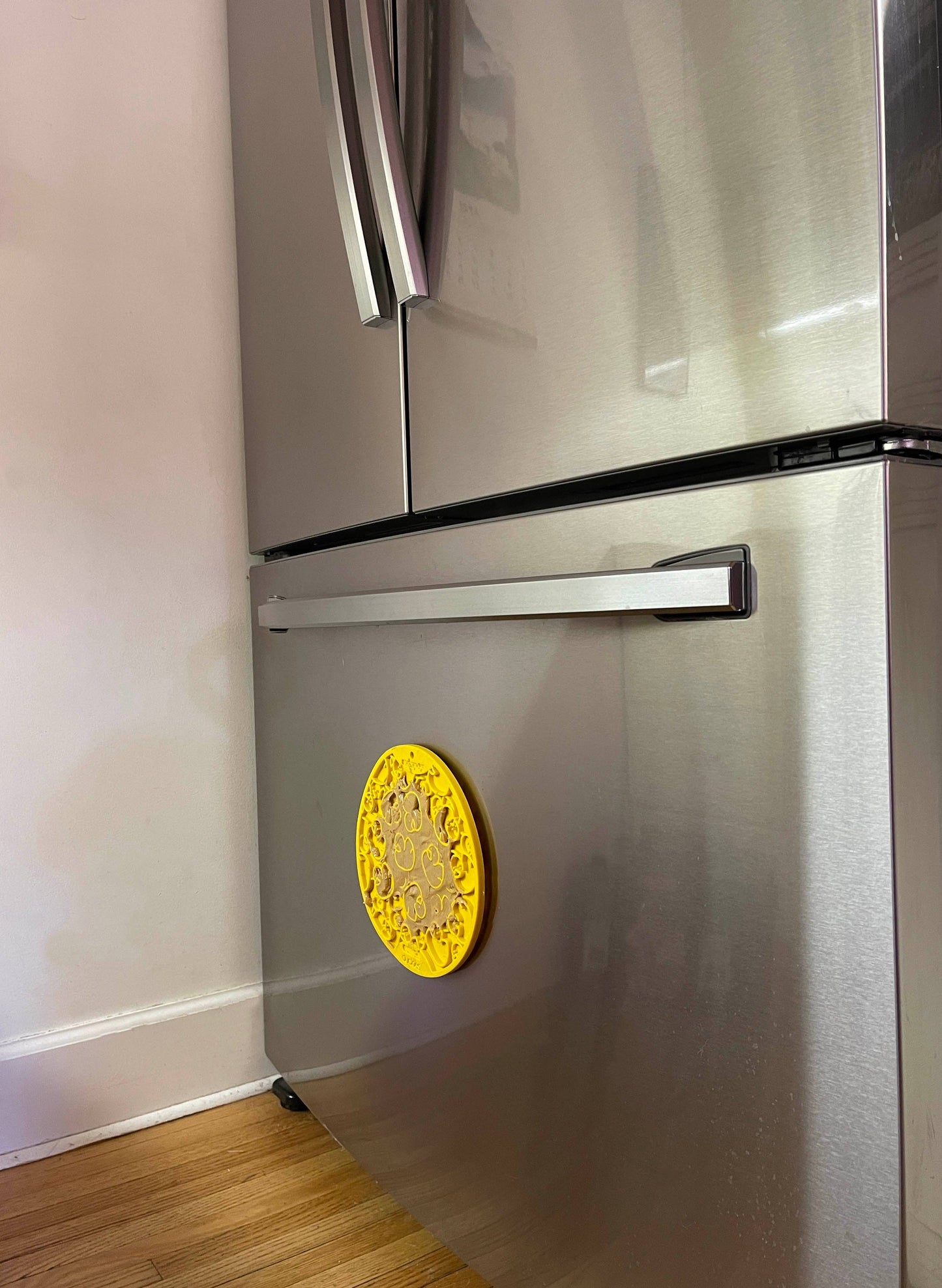 Leckmatte mit Saugnäpfen in Entchenoptik