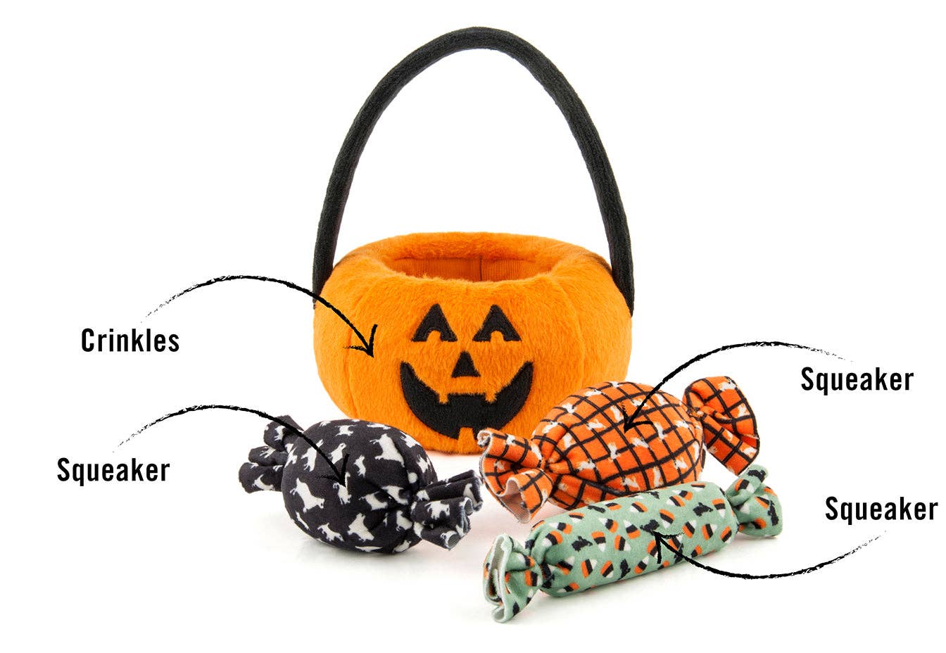 Hundespielzeug Howl-o-ween Leckerli-Korb