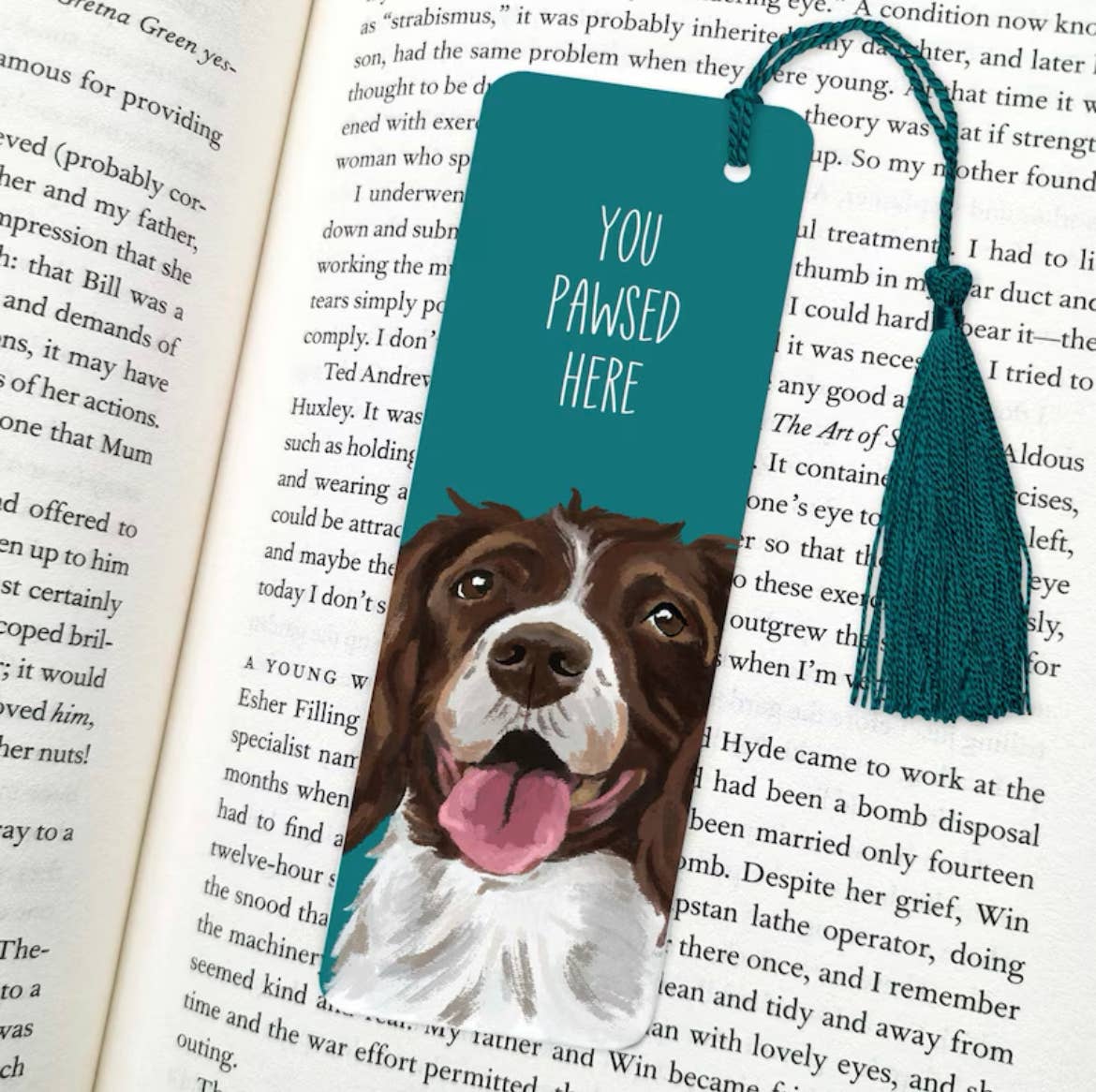 Dog Bookmark, Gifts for Book Lovers