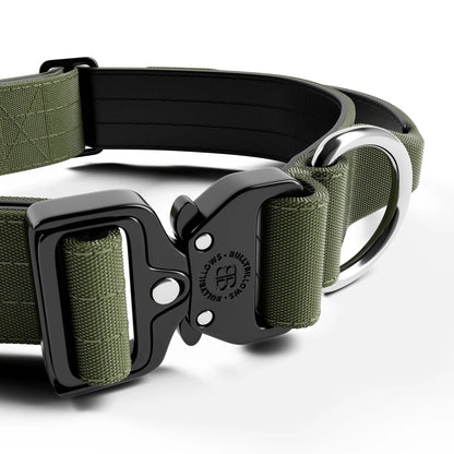 Combat® Halsband mit Griff 4cm - Kaki