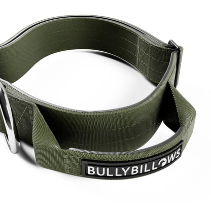 Combat® Halsband mit Griff 4cm - Kaki
