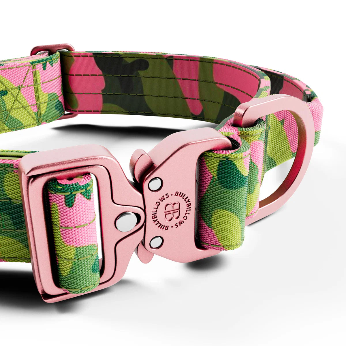Lighter Combat® Halsband mit Griff - Pink Camouflage