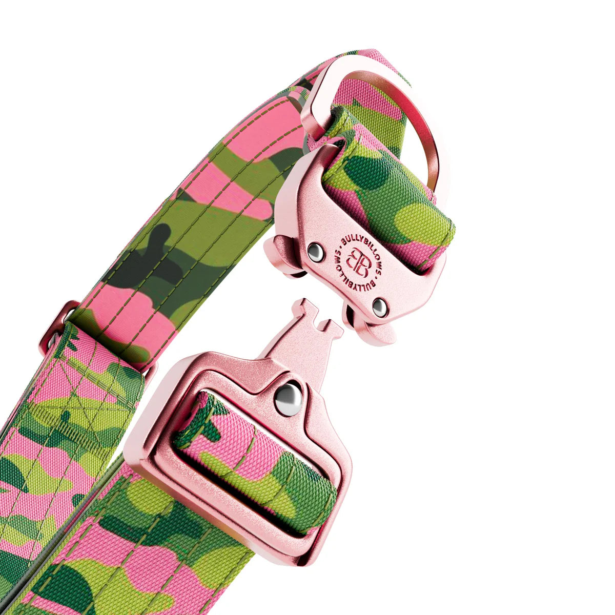 Lighter Combat® Halsband mit Griff - Pink Camouflage