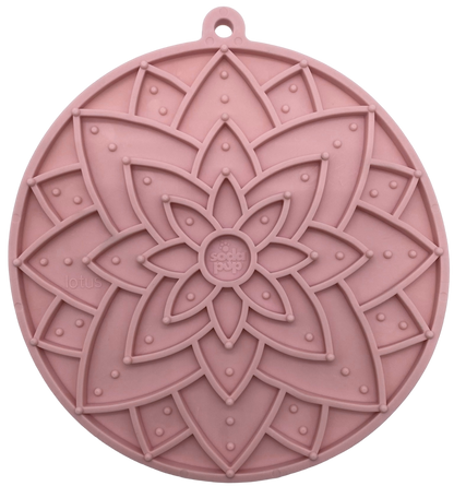 Leckmatte mit Saugnäpfen - Lotus