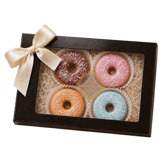 Geschenkbox mit Hunde-Donuts - Dolci Impronte