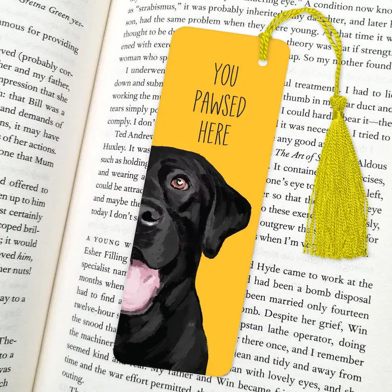 Dog Bookmark, Gifts for Book Lovers