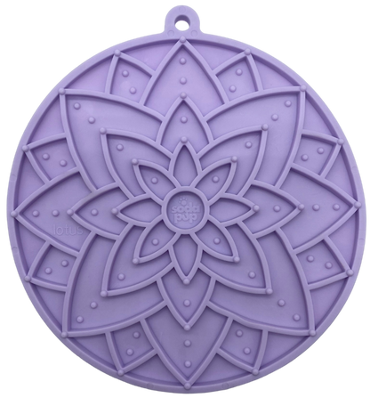 Leckmatte mit Saugnäpfen - Lotus