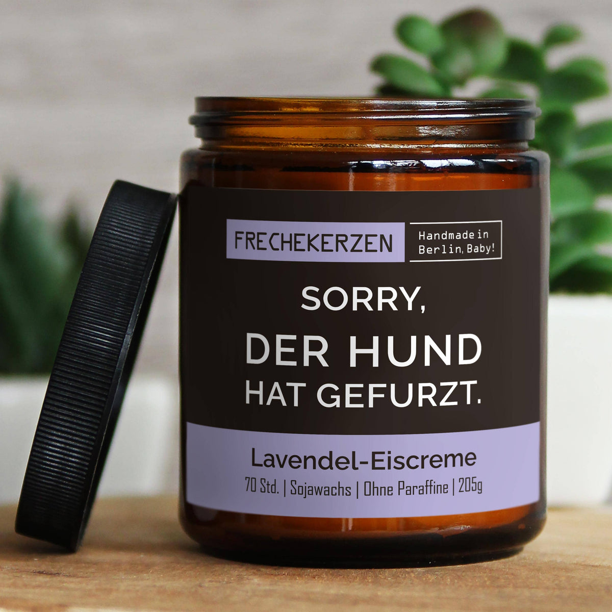 Freche Kerze | Sorry, der hund hat…| Duftkerze Limited Christmas Edition