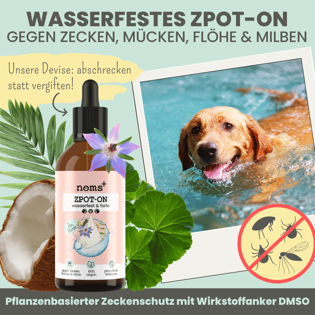 Wasserfestes Zpot-on Forte für Hunde gegen Zecken, Flöhe, Milben & Mücken
