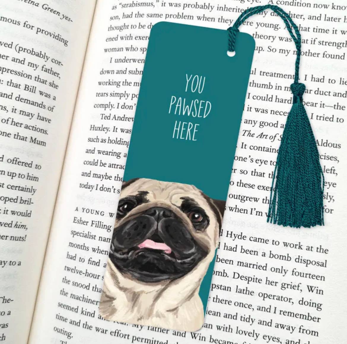 Dog Bookmark, Gifts for Book Lovers