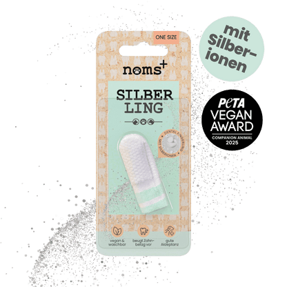 Silberling: Antibakterieller Zahnpflege-Fingerling für Hunde