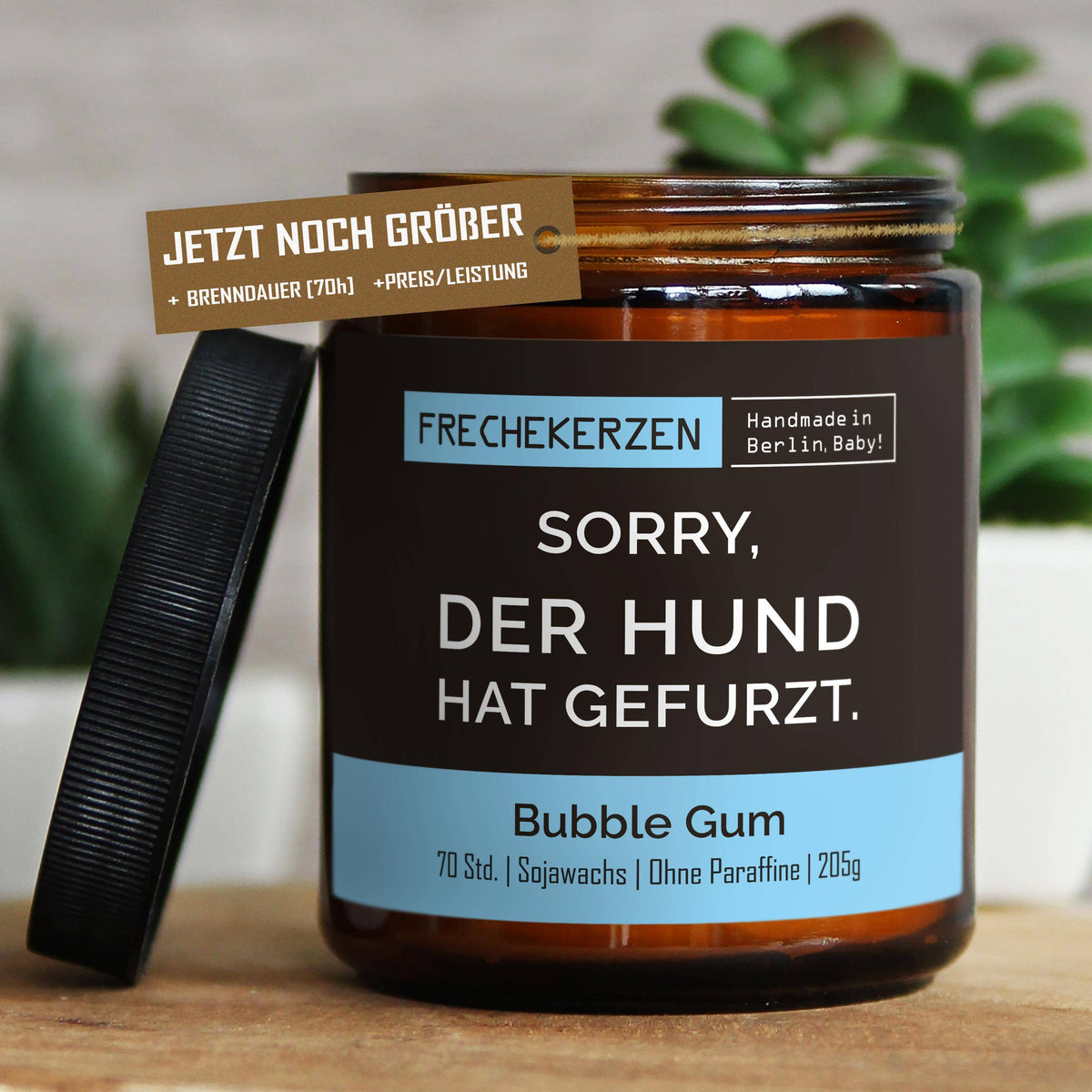 Freche Kerze | Sorry, der hund hat…| Duftkerze Limited Christmas Edition