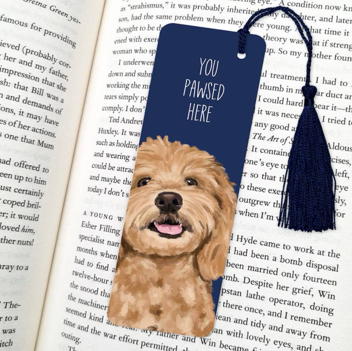 Dog Bookmark, Gifts for Book Lovers