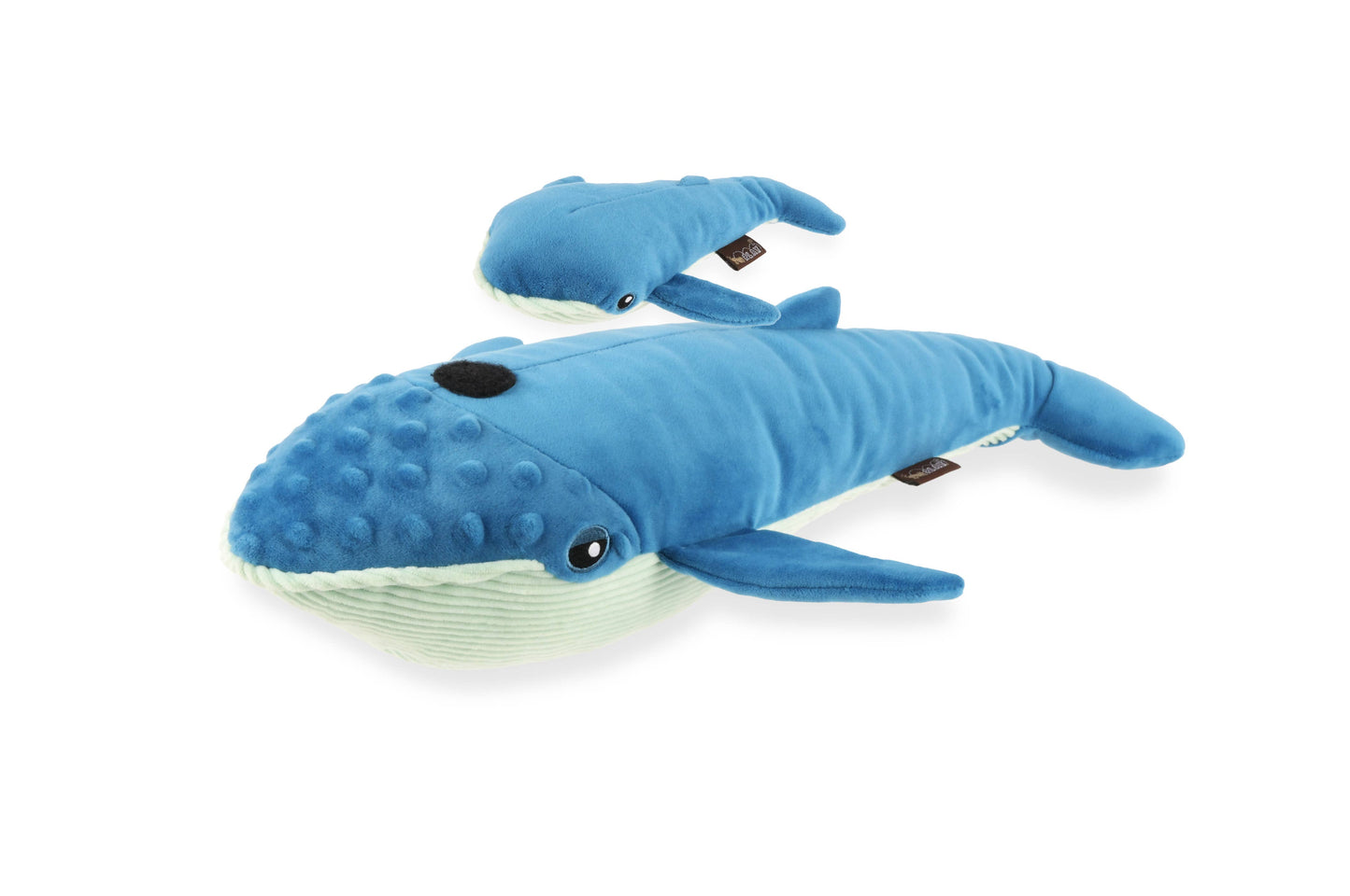 Big Blue & Baby Blue - Plüsch-Wale