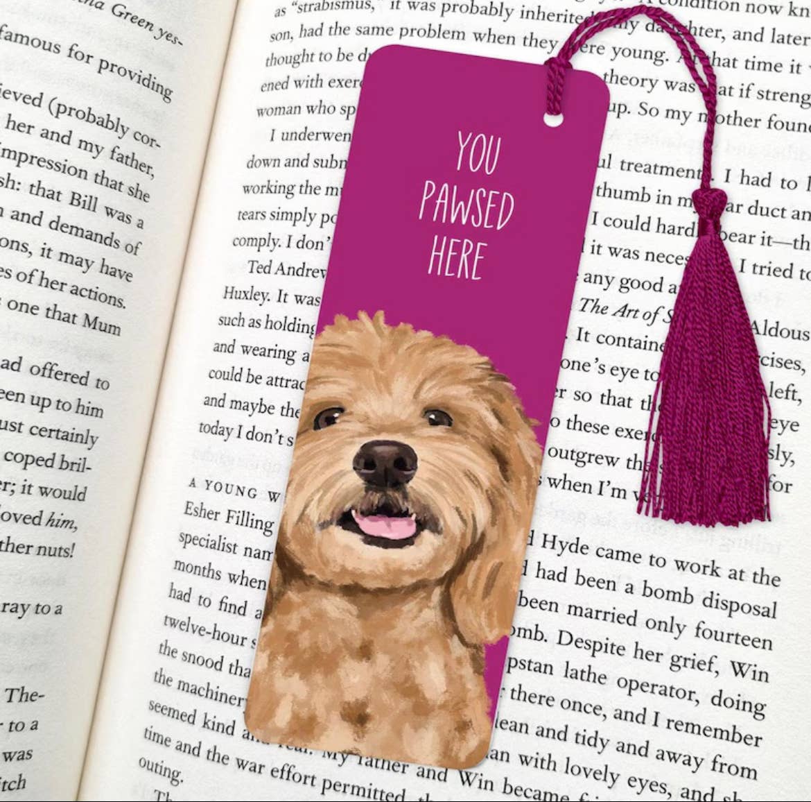 Dog Bookmark, Gifts for Book Lovers