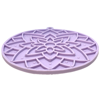 Leckmatte mit Saugnäpfen - Lotus