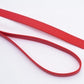 Biothane tracking leash with loop red