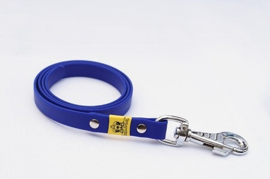 Biothane tracking leash without loop Blue