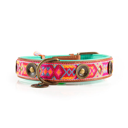 Halsband Boho Rosa