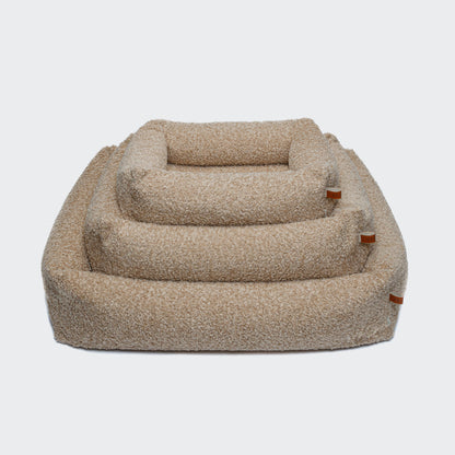 Dog bed Sleepy Deluxe Tweed Grey