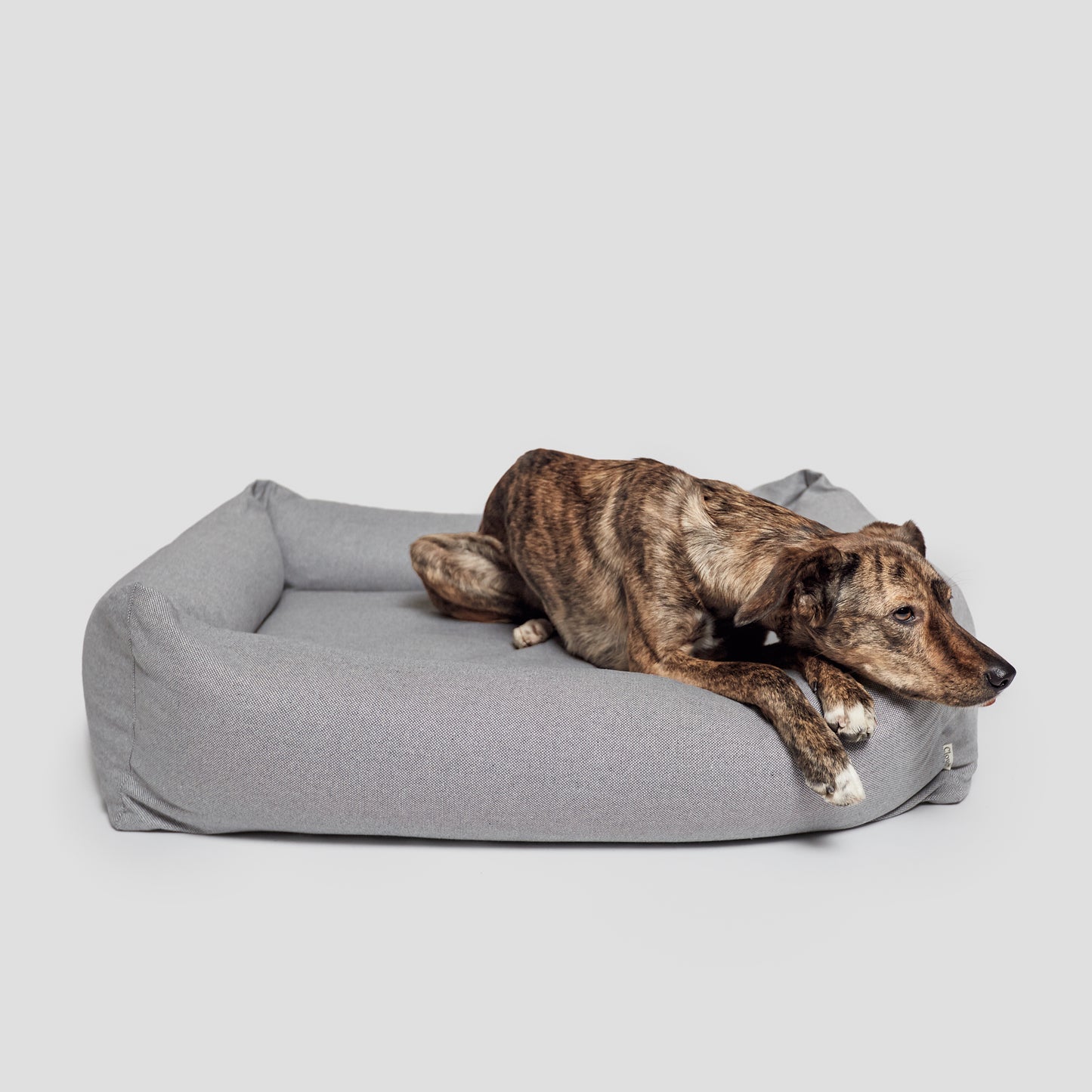 Dog bed Sleepy Deluxe Tweed Grey