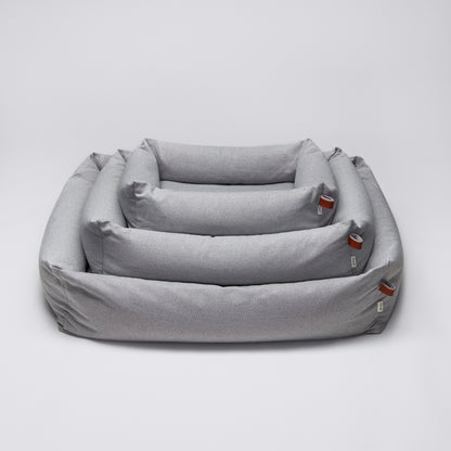 Dog bed Sleepy Deluxe Tweed Grey