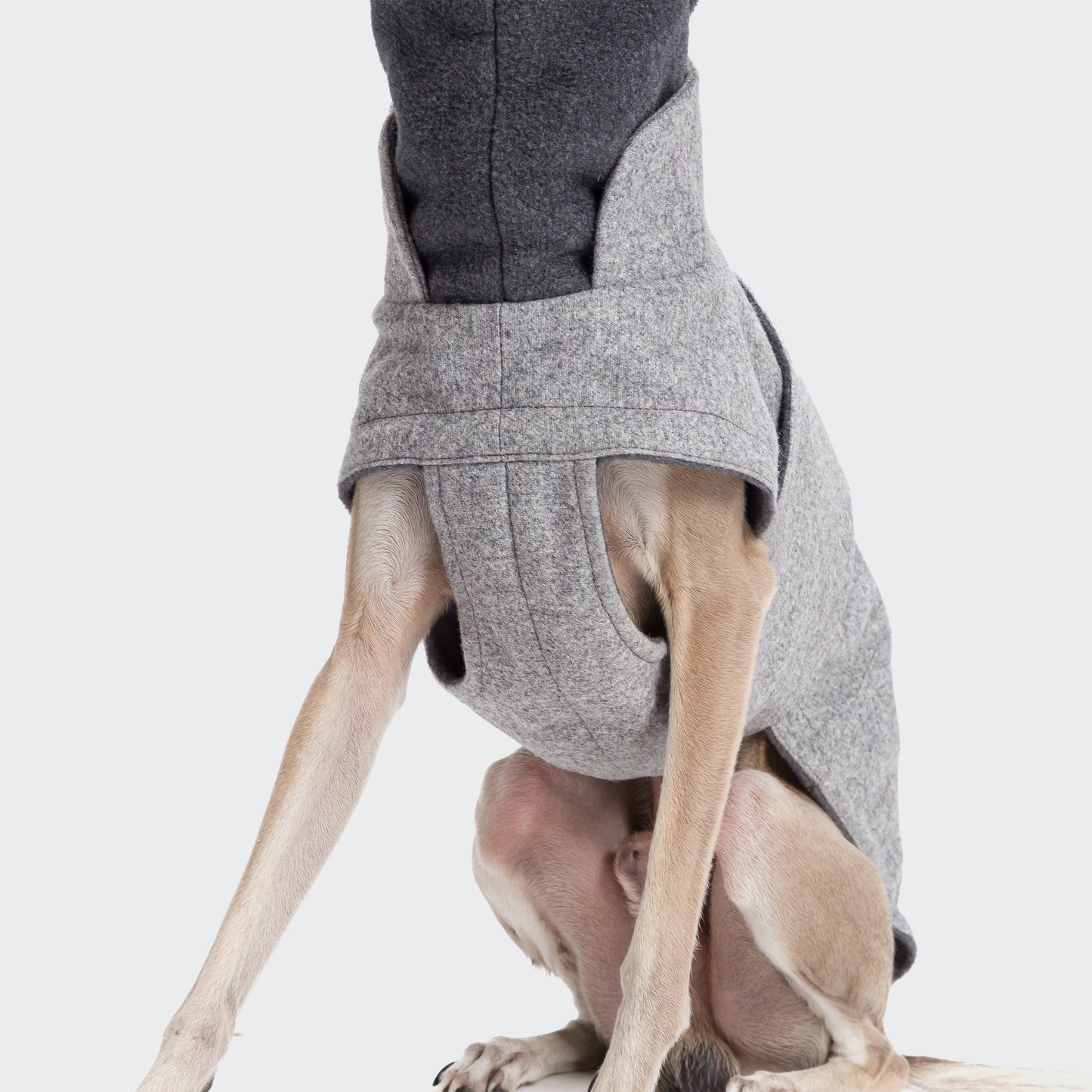 Greyhound Coat Brooklyn Flannel Grey