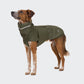 Dog raincoat Hamburg Moss Green