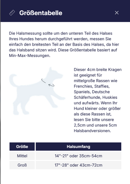 Combat® Halsband ohne Griff 4cm - Rosa