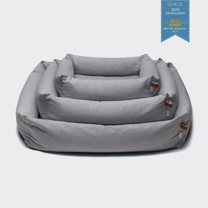 Dog bed Sleepy Deluxe Tweed Grey